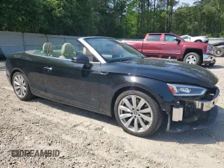 2018 Audi A5 Cabriolet Premium Plus z VIN WAUYNGF59JN009071, wystawiony jako Copart lot #53719285 z przebiegiem 82 038 mil mil oraz Szkoda całkowita • Salvage title. Historia ofert i sprzedaży dostępna na DreamBid. Obrazek 4.