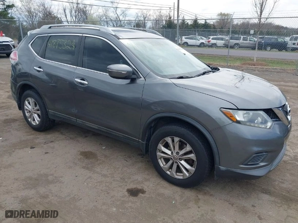 2015 Nissan Rogue SV with VIN 5N1AT2MV3FC832299, listed as a IAAI auction lot 41875324 with 120,378 mi miles. Bid and sale history available at carsss.com. Image 1.