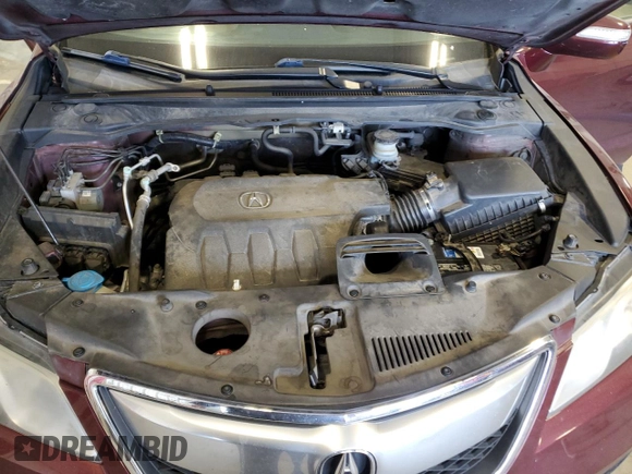 2015 Acura RDX Tech Pkg with VIN 5J8TB4H53FL030746, listed as a Copart auction lot 53494805 with 282,590 mi miles and Clean Title. Bid and sale history available at carsss.com. Image 11.