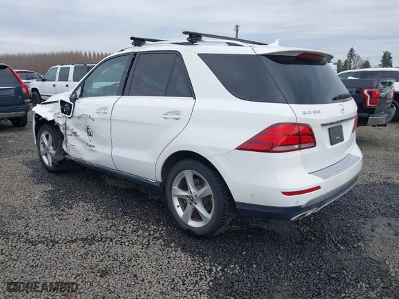 2017 Mercedes-Benz GLE with VIN 4JGDA5HB4HA964720, listed as a IAAI auction lot 41588045 with 66,549 mi miles. Bid and sale history available at carsss.com. Image 3.