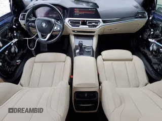 2020 BMW 3 Series 330i with VIN 3MW5R1J04L8B43542, listed as a Copart auction lot 52710145 with 58,597 mi miles and Clean title. Bid and sale history available at DreamBid. Image 8.