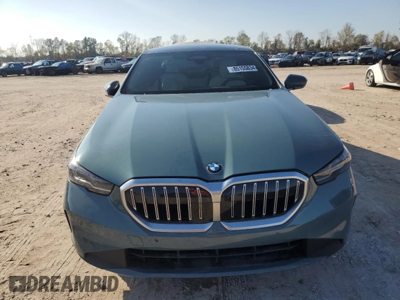 2024 BMW 5 Series 530i with VIN WBA43FJ0XRCP78759, listed as a Copart auction lot 85155834 with 0 mi miles and Salvage Title. Bid and sale history available at carsss.com. Image 5.