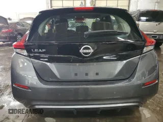 2025 Nissan LEAF S with VIN 1N4AZ1BV6SC561917, listed as a Copart auction lot 45955195 with 7,508 mi miles and Salvage Title. Bid and sale history available at carsss.com. Image 6.