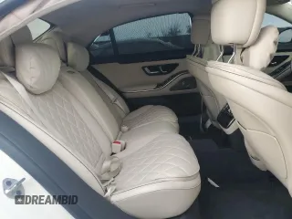 2023 Mercedes-Benz S-Class S 580 with VIN W1K6G7GB8PA201712, listed as a Copart auction lot 88288945 with 0 mi miles and Salvage Title. Bid and sale history available at carsss.com. Image 10.