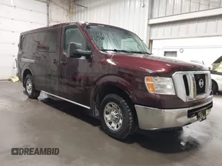 2013 Nissan NV S with VIN 1N6BF0KM3DN109274, listed as a IAAI auction lot 41657082 with 133,185 mi miles. Bid and sale history available at carsss.com. Image 1.