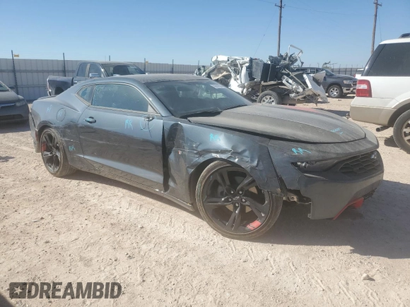 2022 Chevrolet Camaro 1LT with VIN 1G1FB1RS7N0127360, listed as a Copart auction lot 76622624 with 26,588 mi miles and Salvage Title. Bid and sale history available at carsss.com. Image 4.