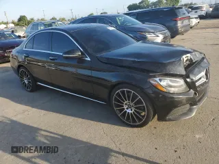 2018 Mercedes-Benz C 300 with VIN 55SWF4JB9JU260222, listed as a Copart auction lot 65423155 with 106,869 mi miles and Salvage title. Bid and sale history available at DreamBid. Image 4.