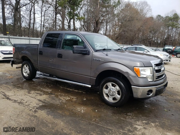 2013 Ford F-150 XL with VIN 1FTFW1CF6DKE99055, listed as a Copart auction lot 47014585 with 169,115 mi miles and Salvage Title. Bid and sale history available at carsss.com. Image 4.