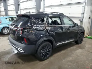 2023 Kia Seltos Nightfall with VIN KNDEUCA26P7405194, listed as a Copart auction lot 48756045 with 26,885 mi miles and Salvage Title. Bid and sale history available at DreamBid. Image 3.