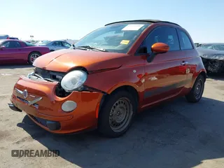 2013 FIAT 500 Pop with VIN 3C3CFFDR2DT698230, listed as a IAAI auction lot 42531400 with 118,400 mi miles and . Bid and sale history available at DreamBid. Image 2.