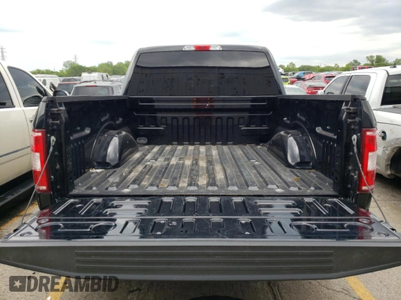 2018 Ford F-150 XL with VIN 1FTEW1E59JFA28618, listed as a Copart auction lot 56307174 with 114,609 mi miles and Salvage Title. Bid and sale history available at carsss.com. Image 10.