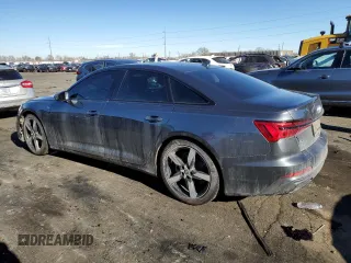 2021 Audi A6 Premium Plus with VIN WAUL2AF27MN072664, listed as a Copart auction lot 88597315 with 59,087 mi miles and Salvage Title. Bid and sale history available at carsss.com. Image 2.