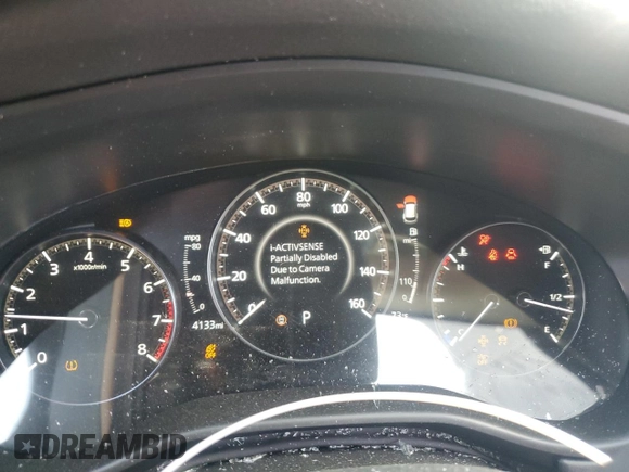 2025 Mazda CX-50 S Premium Plus with VIN 7MMVABEM1SN319228, listed as a Copart auction lot 55958135 with 4,133 mi miles and Salvage title. Bid and sale history available at DreamBid. Image 9.