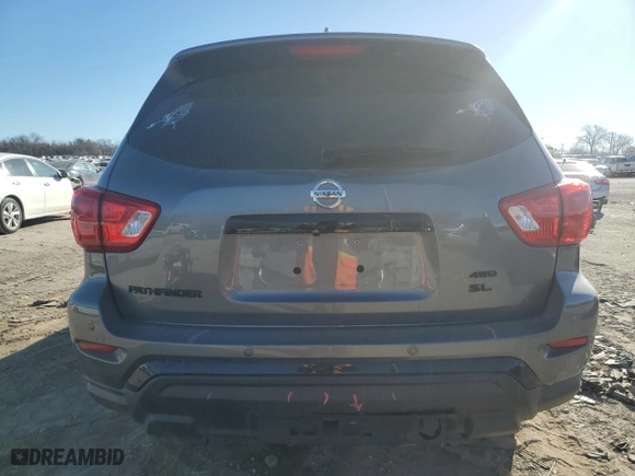 2020 Nissan Pathfinder SL with VIN 5N1DR2CM3LC647573, listed as a Copart auction lot 46622045 with 61,740 mi miles and Salvage Title. Bid and sale history available at carsss.com. Image 6.