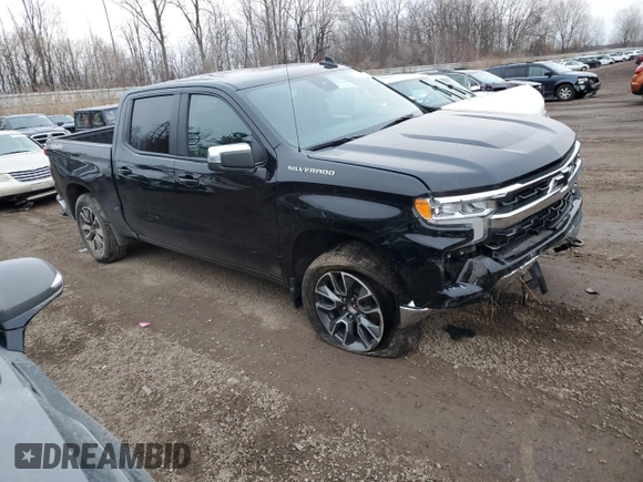 2023 Chevrolet Silverado 1500 LT with VIN 3GCPDKEK6PG263415, listed as a Copart auction lot 84868174 with 19,531 mi miles and Salvage Title. Bid and sale history available at carsss.com. Image 4.