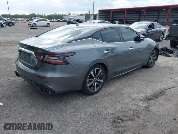 2020 Nissan Maxima SV with VIN 1N4AA6CV1LC377182, listed as a IAAI auction lot 41912923 with 122,728 mi miles and . Bid and sale history available at DreamBid. Image 4.
