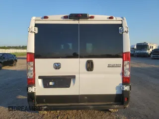 2023 Ram ProMaster Cargo with VIN 3C6LRVAG7PE585146, listed as a Copart auction lot 71391784 with 2,872 mi miles and Salvage Title. Bid and sale history available at DreamBid. Image 6.
