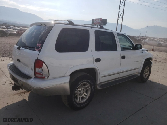 2001 Dodge Durango with VIN 1B4HS28N11F565524, listed as a Copart auction lot 80624454 with 142,770 mi miles and Salvage Title. Bid and sale history available at carsss.com. Image 3.