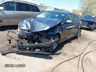 2015 Kia Optima LX with VIN KNAGM4A74F5569738, listed as a IAAI auction lot 41980622 with 161,434 mi miles. Bid and sale history available at carsss.com. Image 17.