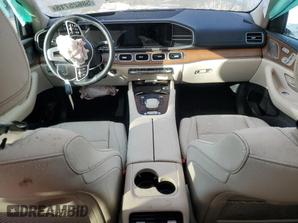 2021 Mercedes-Benz GLS 450 with VIN 4JGFF5KE4MA485253, listed as a Copart auction lot 58625715 with Not provided miles and Salvage title. Bid and sale history available at DreamBid. Image 8.