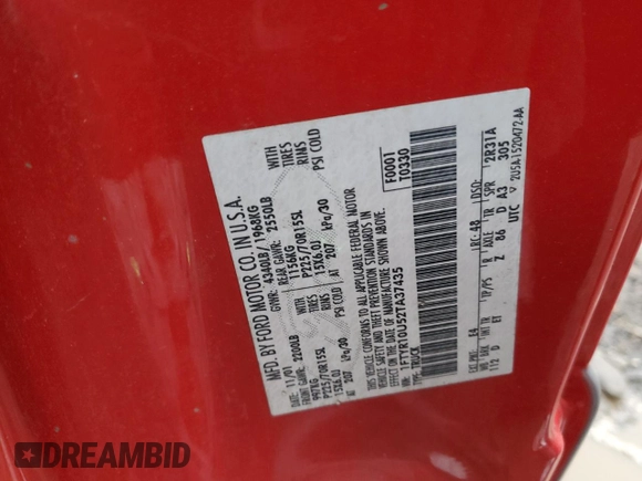 2002 Ford Ranger XL z VIN 1FTYR10U52TA37435, wystawiony jako Copart lot #50508925 z przebiegiem 128 208 mil mil oraz Czysty tytuł • Clean title. Historia ofert i sprzedaży dostępna na DreamBid. Obrazek 12.