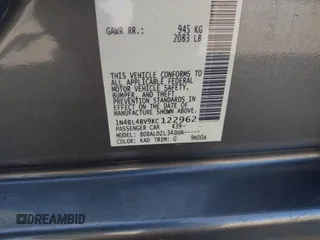 2019 Nissan Altima S with VIN 1N4BL4BV9KC122962, listed as a IAAI auction lot 41944568 with 79,011 mi miles and . Bid and sale history available at DreamBid. Image 9.