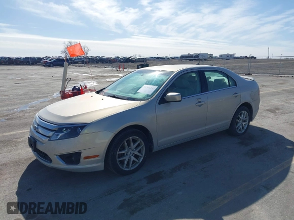 2010 Ford Fusion SEL with VIN 3FAHP0JG8AR255772, listed as a IAAI auction lot 41704257 with 169,547 mi miles. Bid and sale history available at carsss.com. Image 2.