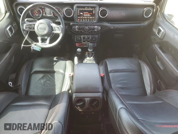 2018 Jeep Wrangler Unlimited Rubicon with VIN 1C4HJXFN6JW203324, listed as a Copart auction lot 47960635 with 80,383 mi miles and Salvage title. Bid and sale history available at DreamBid. Image 8.