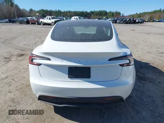 2025 Tesla Model 3 Long Range with VIN 5YJ3E1EA7SF923943, listed as a IAAI auction lot 42040876 with 1,547 mi miles and . Bid and sale history available at DreamBid. Image 15.