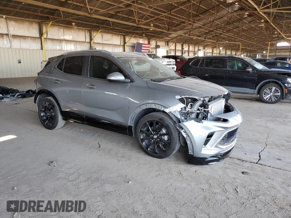 2024 Buick Encore GX Sport Touring with VIN KL4AMDSL6RB206636, listed as a Copart auction lot 52712255 with 19,180 mi miles and Salvage Title. Bid and sale history available at DreamBid. Image 4.