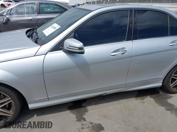 2014 Mercedes-Benz C-Class C 250 Sport with VIN WDDGF4HB0EG216428, listed as a IAAI auction lot 42148809 with 132,113 mi miles. Bid and sale history available at carsss.com. Image 6.