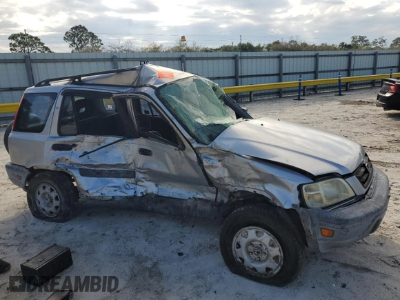 2001 Honda CR-V LX with VIN JHLRD18401S026020, listed as a Copart auction lot 46392875 with 123,210 mi miles and Salvage Title. Bid and sale history available at carsss.com. Image 4.