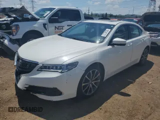 2015 Acura TLX Technology with VIN 19UUB2F54FA005541, listed as a Copart auction lot 62336535 with 89,327 mi miles and Salvage title. Bid and sale history available at DreamBid. Image 1.