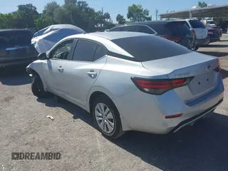 2020 Nissan Sentra S with VIN 3N1AB8BV5LY275270, listed as a IAAI auction lot 42167212 with 42,196 mi miles. Bid and sale history available at carsss.com. Image 3.