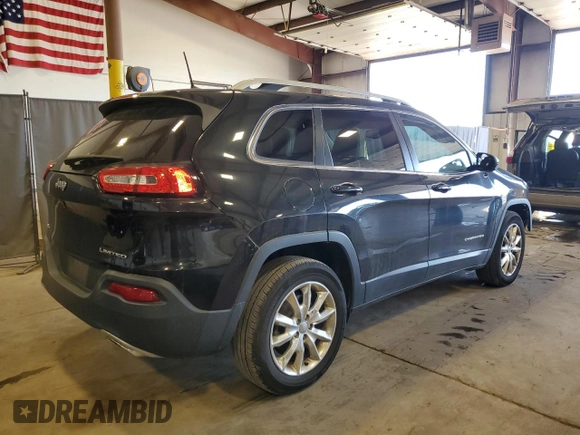 2016 Jeep Cherokee Limited with VIN 1C4PJMDS7GW142139, listed as a Copart auction lot 54915035 with 85,036 mi miles and Salvage Title. Bid and sale history available at DreamBid. Image 3.