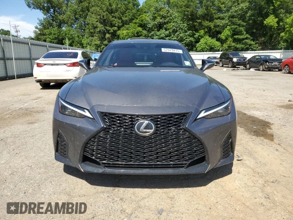 2022 Lexus IS 350 F Sport z VIN JTHGZ1B24N5058713, wystawiony jako Copart lot #57979415 z przebiegiem 35 295 mil mil oraz Szkoda całkowita • Salvage title. Historia ofert i sprzedaży dostępna na DreamBid. Obrazek 5.