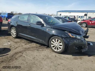 2014 Kia Optima EX with VIN 5XXGN4A72EG345121, listed as a Copart auction lot 45897715 with 0 mi miles and Salvage Title. Bid and sale history available at carsss.com. Image 4.