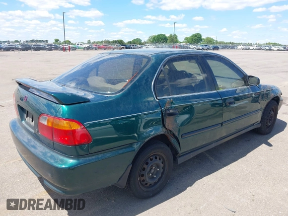 1999 Honda Civic LX z VIN 1HGEJ6672XL044666, wystawiony jako IAAI lot #42343700 z przebiegiem 144 445 mil mil oraz . Historia ofert i sprzedaży dostępna na DreamBid. Obrazek 4.