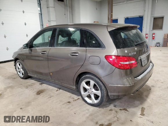 2013 Mercedes-Benz B 250 Sports Tourer with VIN WDDMH4EB1DJ161295, listed as a Copart auction lot 52190755 with 112,113 mi miles and Clean Title. Bid and sale history available at DreamBid. Image 2.