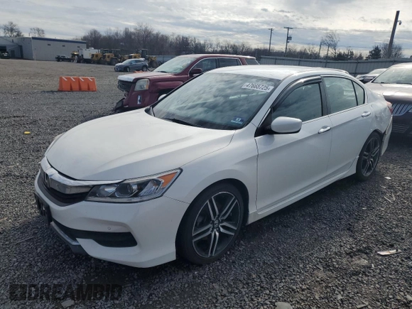 2017 Honda Accord Sedan Sport with VIN 1HGCR2F5XHA308141, listed as a Copart auction lot 47665725 with 98,629 mi miles and Salvage Title. Bid and sale history available at carsss.com. Image 1.