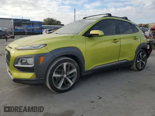 2018 Hyundai Kona Ultimate with VIN KM8K53A5XJU065384, listed as a Copart auction lot 80363344 with 91,046 mi miles and Non Repairable. Bid and sale history available at carsss.com. Image 1.