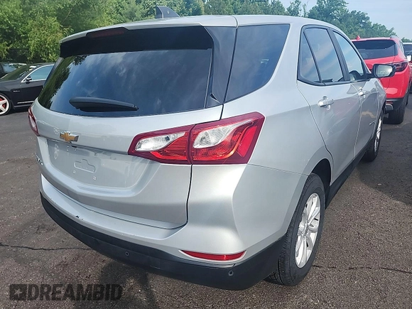 2021 Chevrolet Equinox LS z VIN 3GNAXFEVXMS173490, wystawiony jako IAAI lot #42566229 z przebiegiem 95 995 mil mil oraz . Historia ofert i sprzedaży dostępna na DreamBid. Obrazek 1.