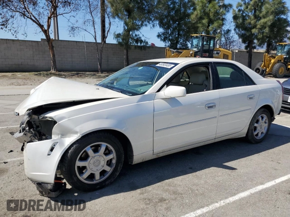 2003 Cadillac CTS with VIN 1G6DM57N030135782, listed as a Copart auction lot 48593495 with 0 mi miles and Salvage Title. Bid and sale history available at carsss.com. Image 1.