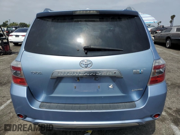 2009 Toyota Highlander Limited with VIN JTEEW44A892031699, listed as a Copart auction lot 58791485 with 73,270 mi miles and Salvage title. Bid and sale history available at DreamBid. Image 6.