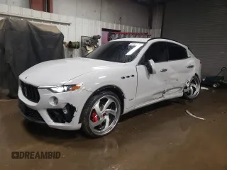2019 Maserati Levante S with VIN ZN661YUS9KX313168, listed as a Copart auction lot 47557155 with 75,695 mi miles and Salvage Title. Bid and sale history available at carsss.com. Image 1.