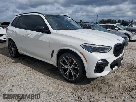 2020 BMW X5 M50i with VIN 5UXJU4C07L9C31149, listed as a Copart auction lot 59241674 with 39,809 mi miles and Non Repairable. Bid and sale history available at carsss.com. Image 4.