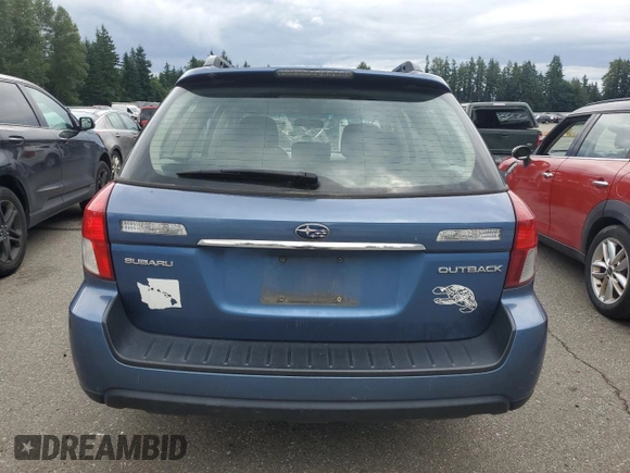 2008 Subaru Outback i with VIN 4S4BP61C987317287, listed as a Copart auction lot 62894365 with 177,150 mi miles and Salvage title. Bid and sale history available at DreamBid. Image 6.