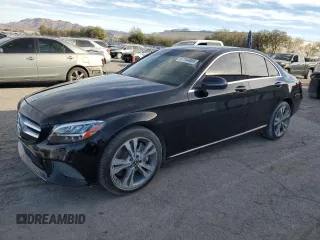 2020 Mercedes-Benz C with VIN WDDWF8DB2LR563401, listed as a Copart auction lot 87764985 with 46,262 mi miles and Salvage Title. Bid and sale history available at carsss.com. Image 1.