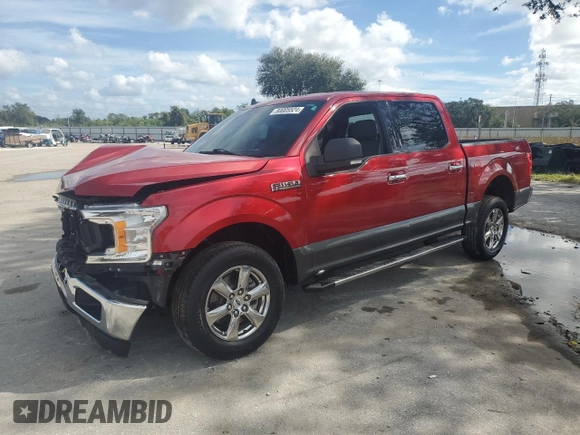 2020 Ford F-150 XL with VIN 1FTEW1CB7LFB88606, listed as a Copart auction lot 80005524 with 80,929 mi miles and Non Repairable. Bid and sale history available at carsss.com. Image 1.