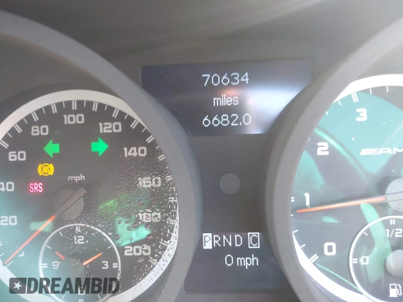 2007 Mercedes-Benz SLK 55 AMG with VIN WDBWK73F07F150189, listed as a IAAI auction lot 41334201 with 70,634 mi miles and . Bid and sale history available at DreamBid. Image 15.